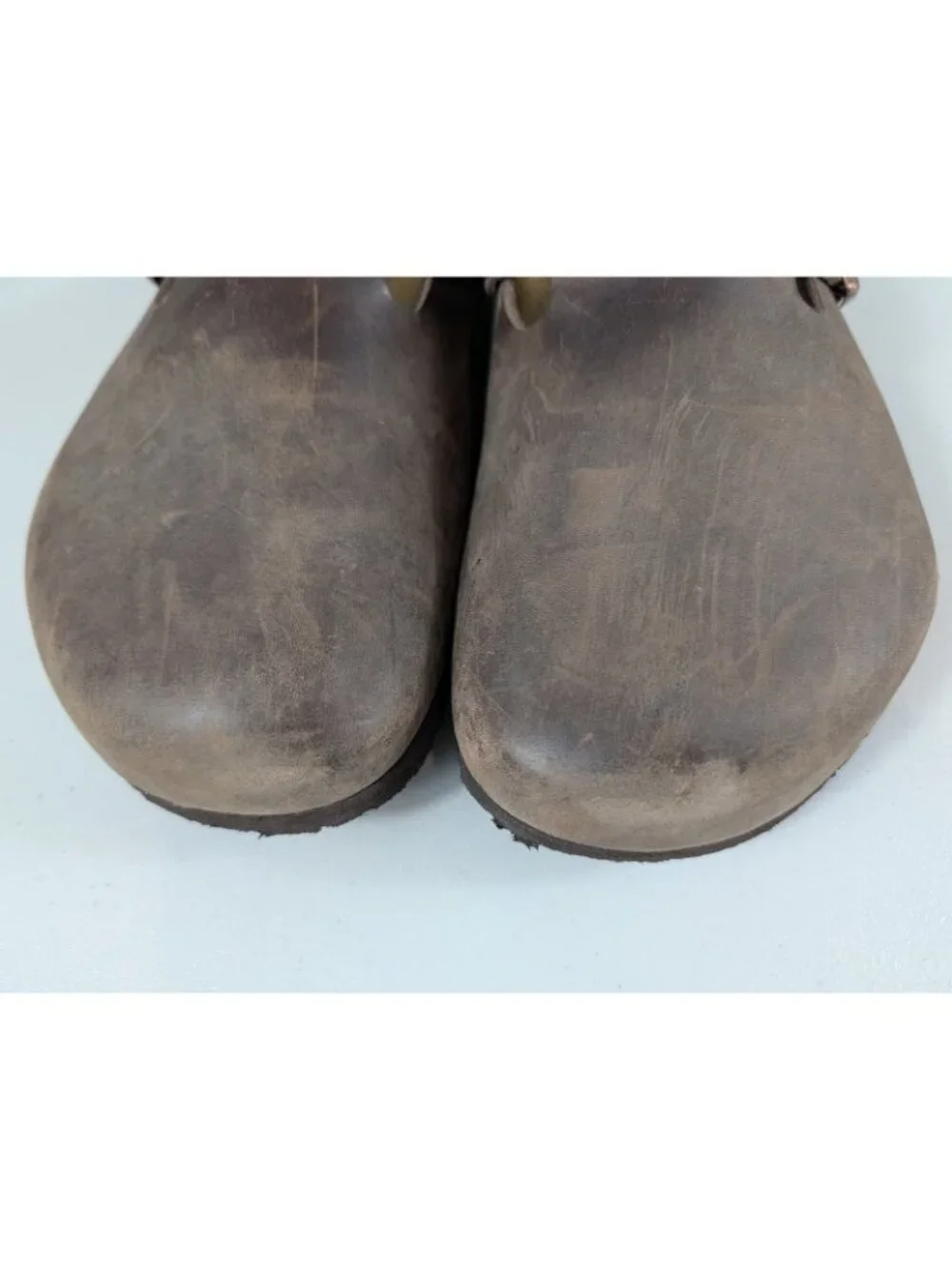 Birkenstock Boston Oiled leather clogs in brown men's size 9 women's size 11